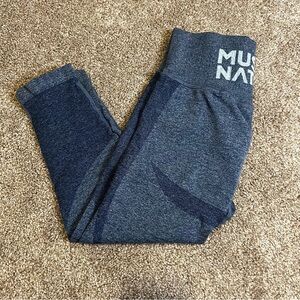 Muscle Nation Shape‎ Up Seamless 7/8 Leggings Womens Size Medium Sculpting